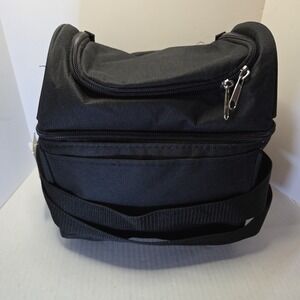 Black Insulated Lunch Bag